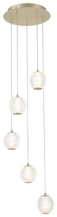 Lustra cu 3 pendule LED design modern decorativ Allure