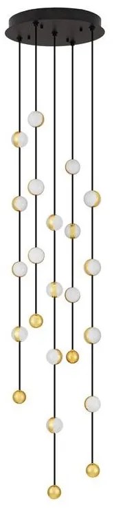 Lustra casa scarii cu pendule LED suspendate, deosebita design lux ALCINOE