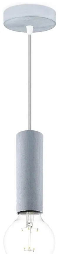 Lustră pe cablu SAGA 1xE27/40W/230V gri