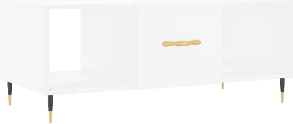 vidaXL Măsuță de cafea, alb, 102x50x40 cm, lemn compozit