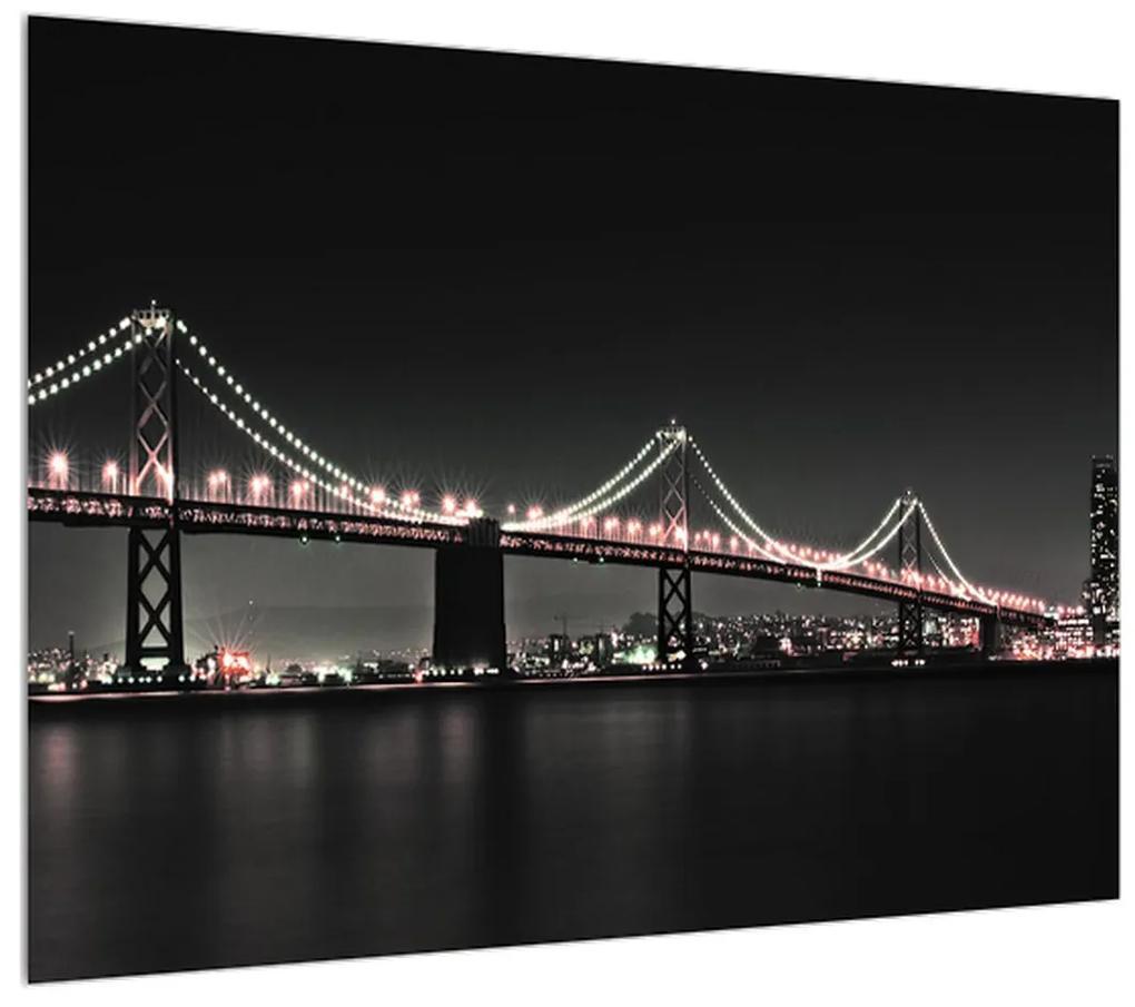 Tablou nocturn cu pod (70x50 cm), în 40 de alte dimensiuni noi
