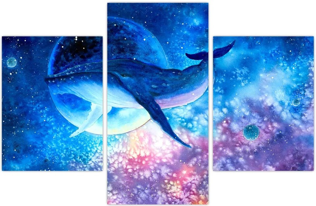 Tablou - Balena spațială (90x60 cm)