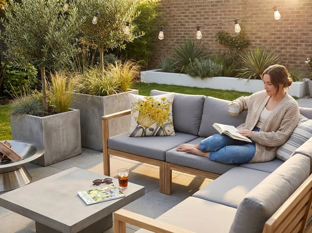 Husa de perna din in VELOBLOOM 45x45 cm, crem