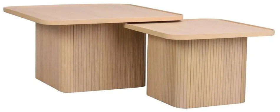 Masă de cafea Rowico Sullivan din stejar natural, 60 x 60 cm