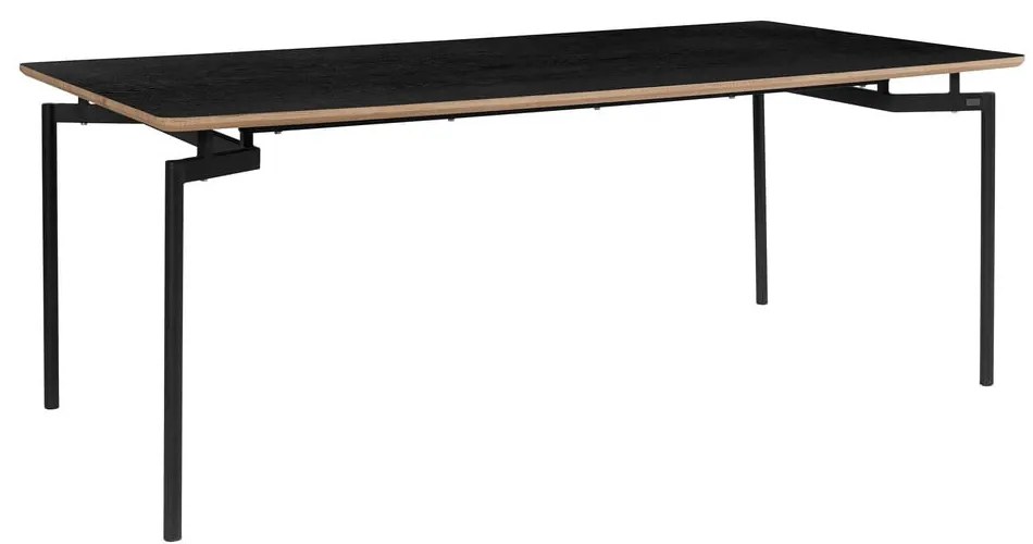 Masă de dining neagră 100x200 cm Alto – Støraa