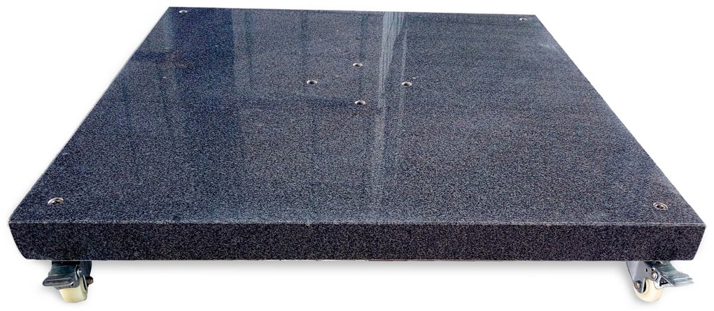 Suport granit pentru umbrela de terasa, 80x80 cm, 90 kg