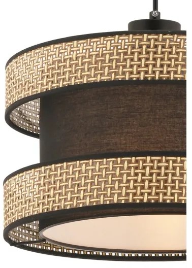 Lustră pe cablu HALO 1xE27/60W/230V maro/bej