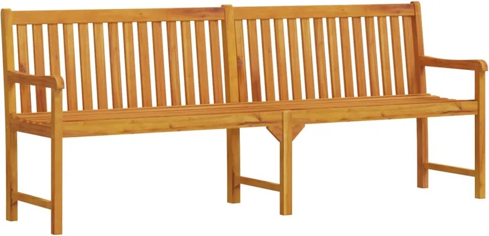 vidaXL Bancă de grădină, 219 cm, lemn masiv de acacia