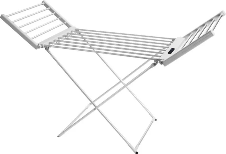 Uscător electric de haine NostroLux NL1975A, 260 W, 45-70 °C, cronometru, afișaj, alb