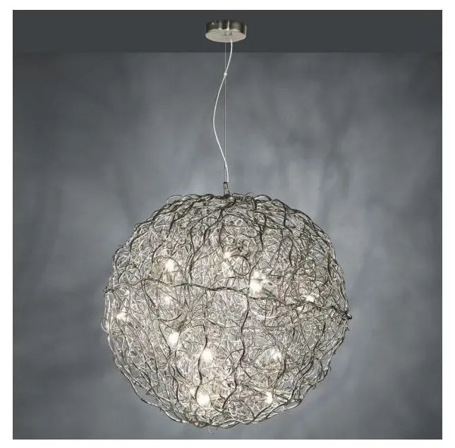 Paul Neuhaus 2019-21 - Candelabru suspendat pe cablu SAREA 15xG9/40W/230V argintiu