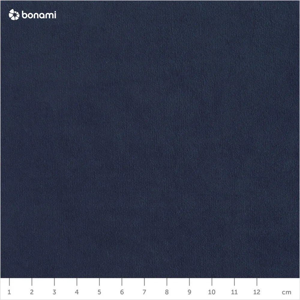 Colțar albastru închis extensibil cu tapițerie din catifea (cu colț pe partea stângă /în formă de "U") Sweet Harmony – Miuform