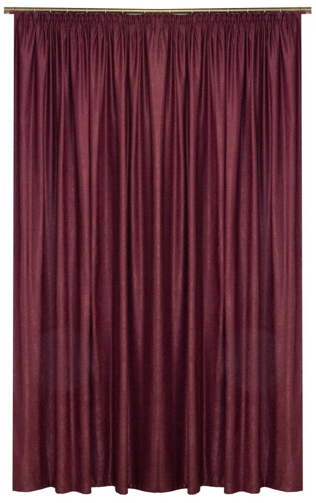 Set draperii Velaria Soft pruna, 2 180x260 cm