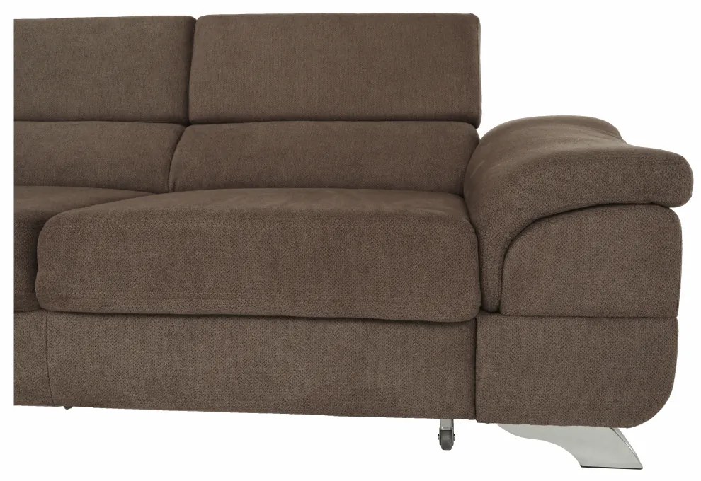 Colţar extensibil, maro, stânga, LEGAS
