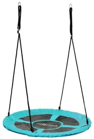 Leagan suspendat, cuib de barza, albastru deschis, max 100 kg, 100 cm