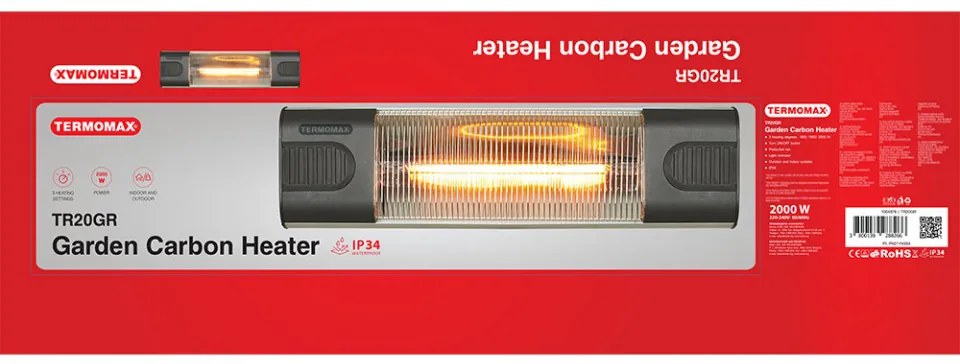 Soba cu quartz Termomax TR20GR, gradina 1004876