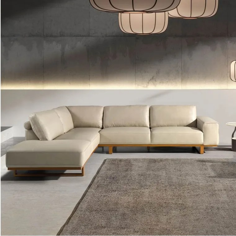 Coltar stanga LUX design italian Cowhide sand