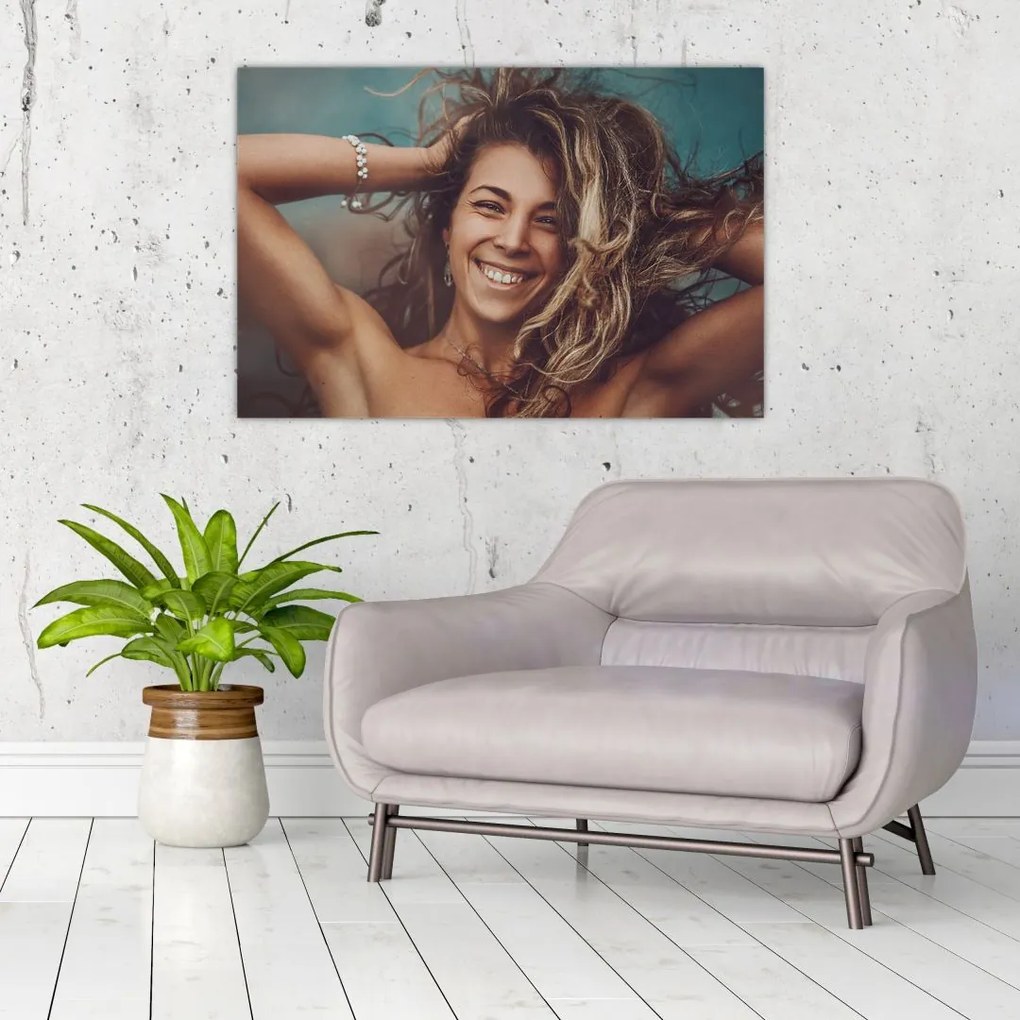 Tablou - Portretul unei femei tinere (90x60 cm)