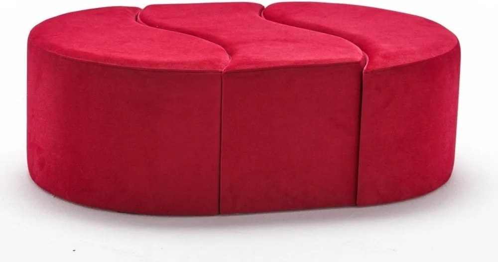 Taburet roșu Alya – Artie