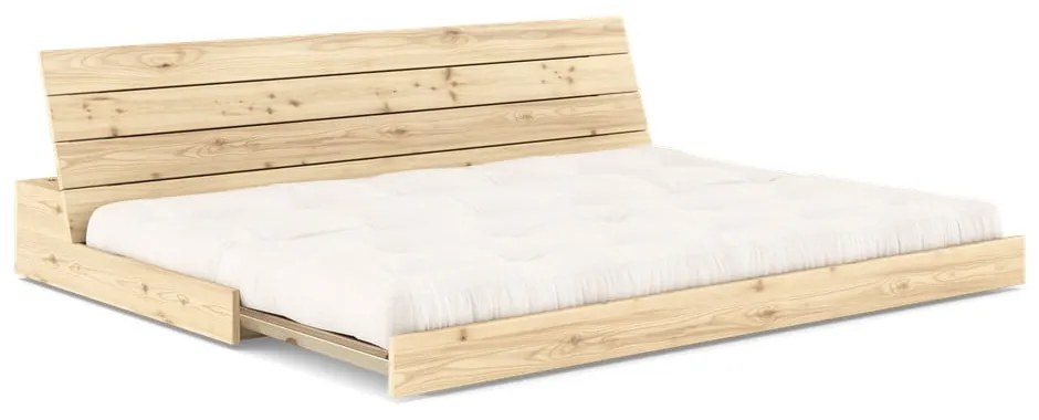 Canapea crem extensibilă 196 cm Base – Karup Design