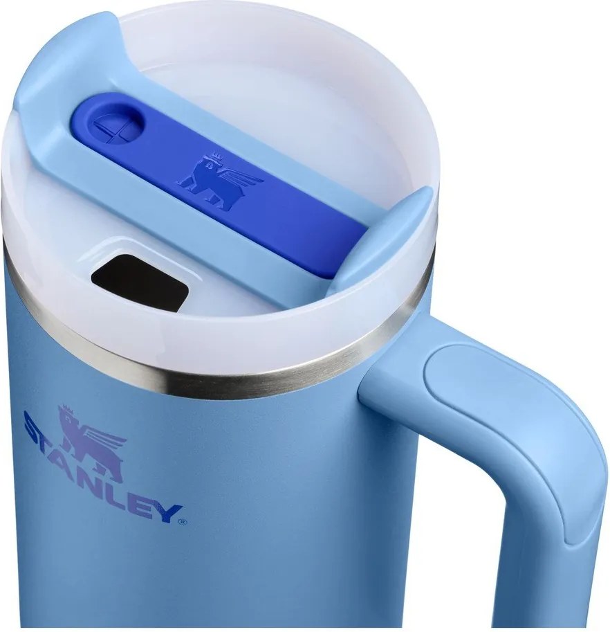 Termos albastru cu pai din oțel inoxidabil 890 ml Quencher H2.O FlowState™ Tumbler Blue Sky – Stanley