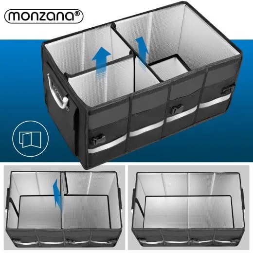 Deuba Organizator valiza neagra - 60x35x30cm