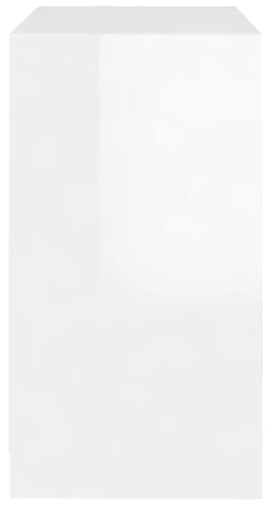 Servanta, alb extralucios, 70x40x73,5 cm, PAL 1, Alb foarte lucios