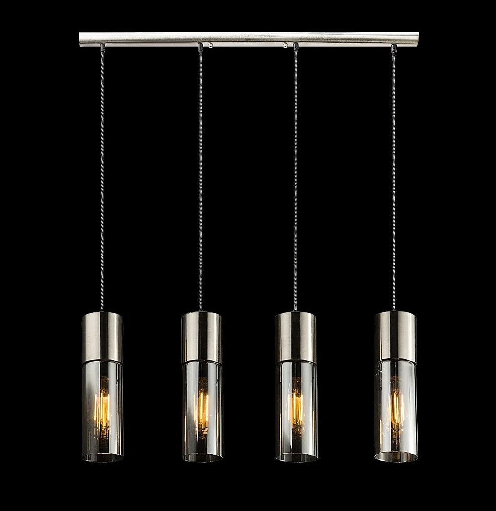 Lustra moderna cu 4 pendule ANNIKA nickel 21000-4HN GL