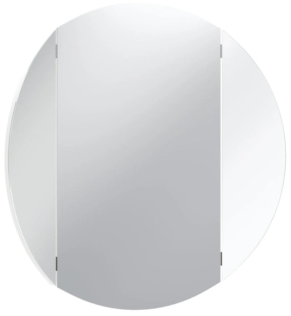 Oglinda rotunda masuta toaleta VOX Simple, Alb