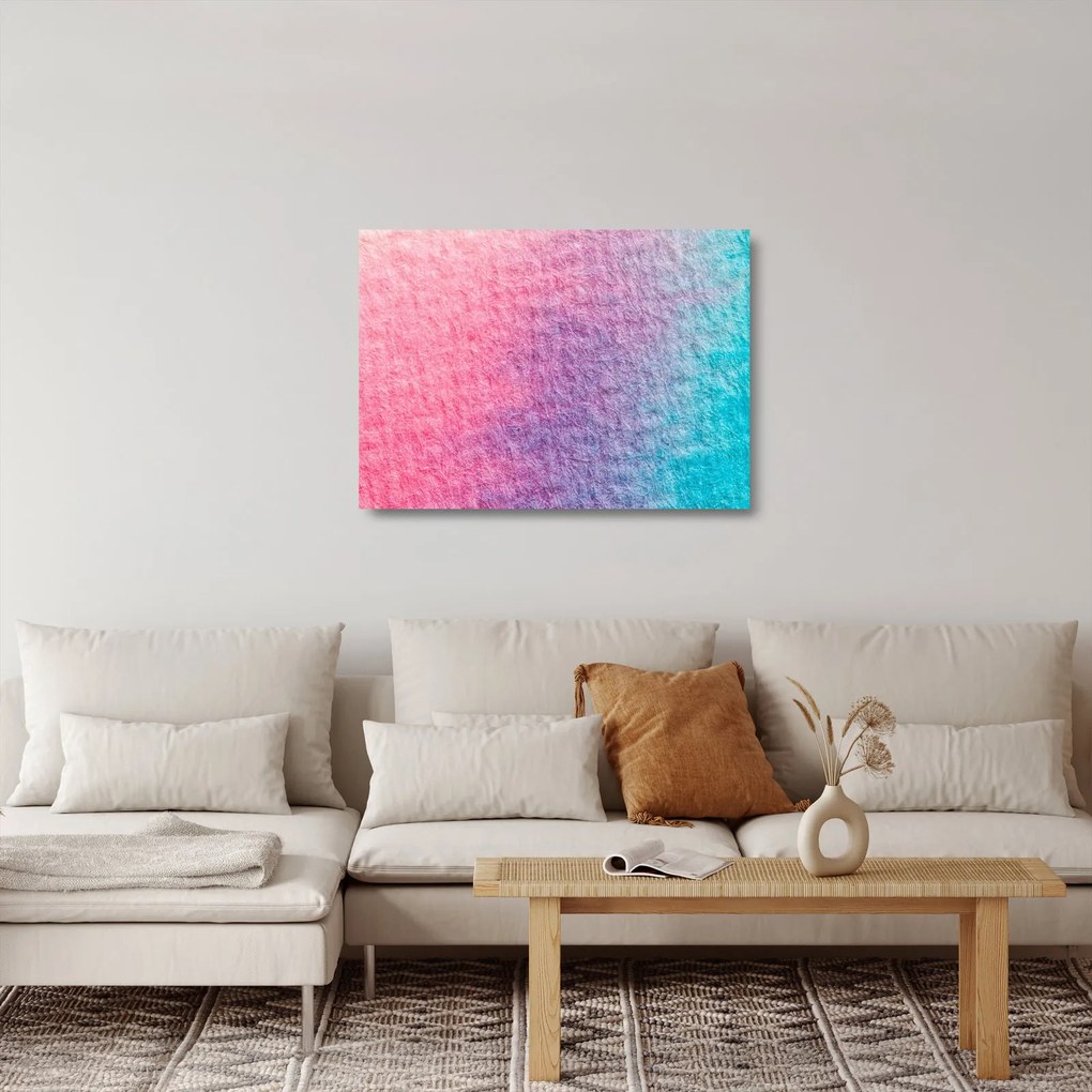 Tablou pe sticlă cu textură colorată (70x50 cm)
