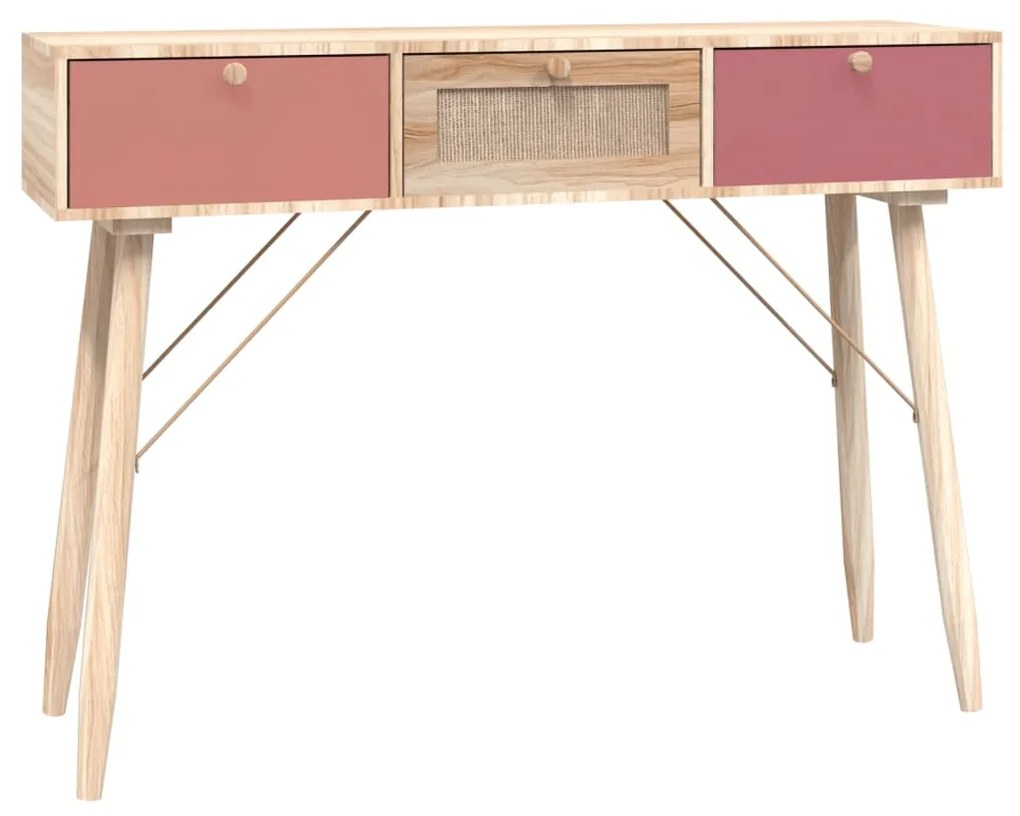 352162 vidaXL Masă consolă cu sertare, 105x30x75 cm, lemn prelucrat