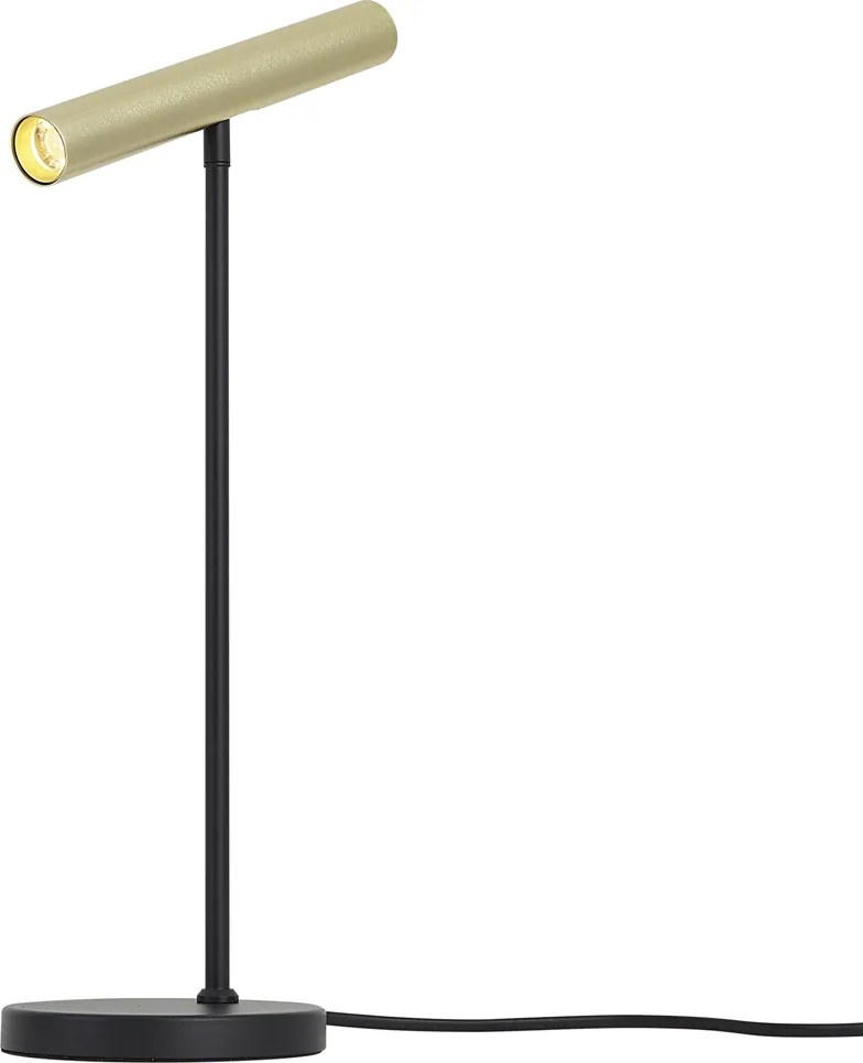Lampă de masă modernă aurie, cu LED inclus și variator tactil - Neva