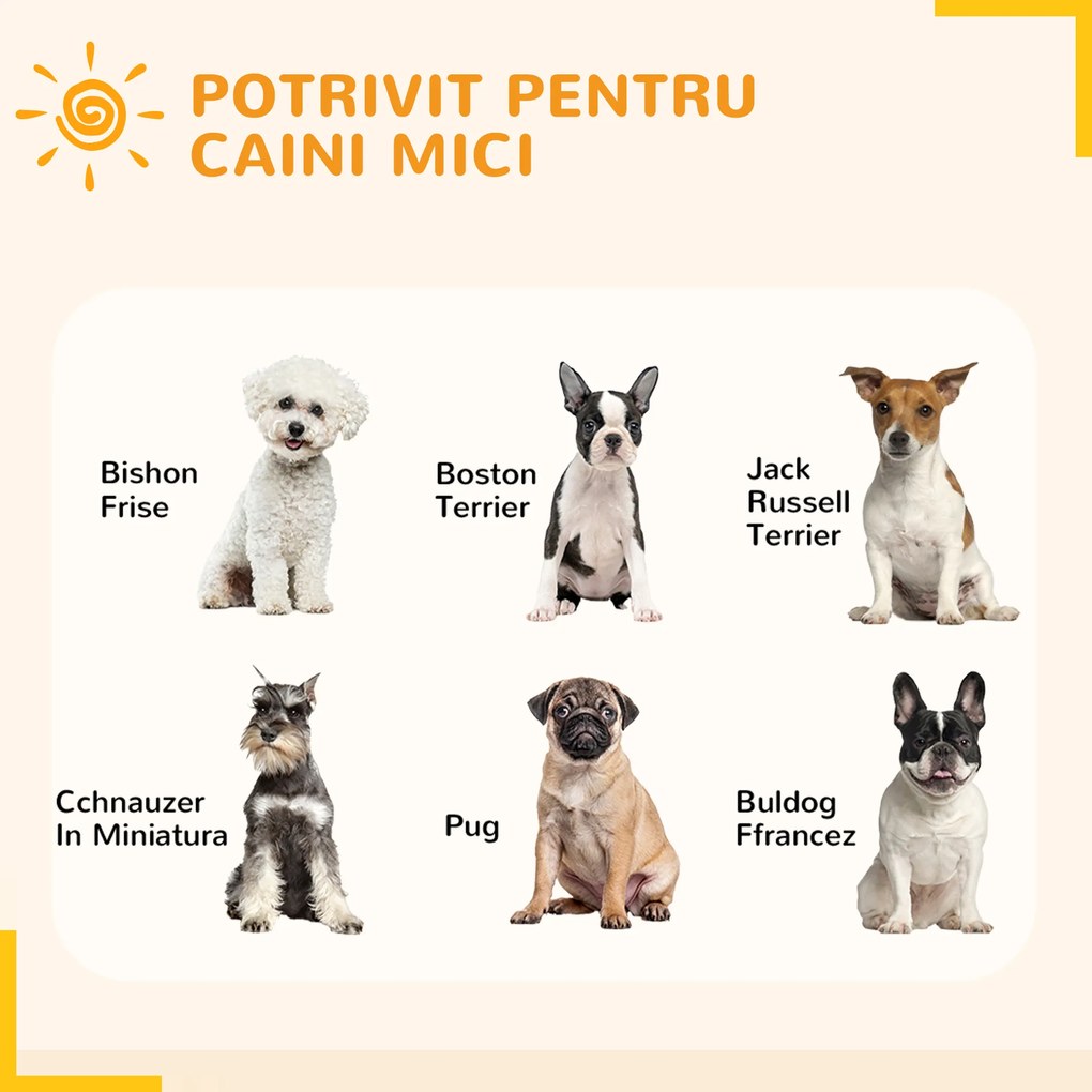 PawHut Tarc de joaca rezistent pentru caini, din 6 panouri | Aosom Romania