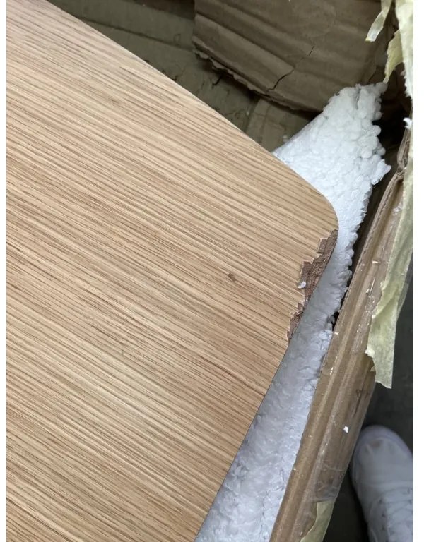 OFERTA Masa de dining VITRO II cu blat decor stejar 120(160)x80, extensibila calitate II.