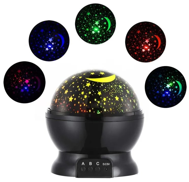 Proiector pentru cerul de noapte cu LED-uri -Black Edition