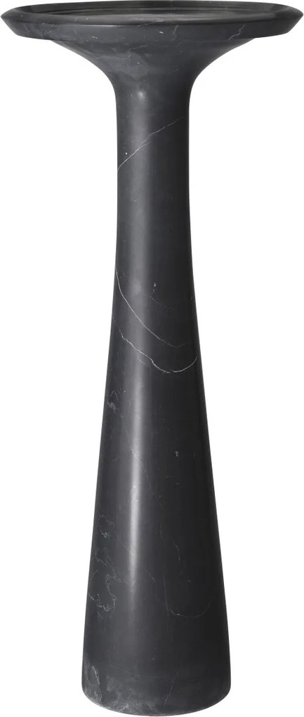 Masuta auxiliara design LUX din marmura neagra Pompano high