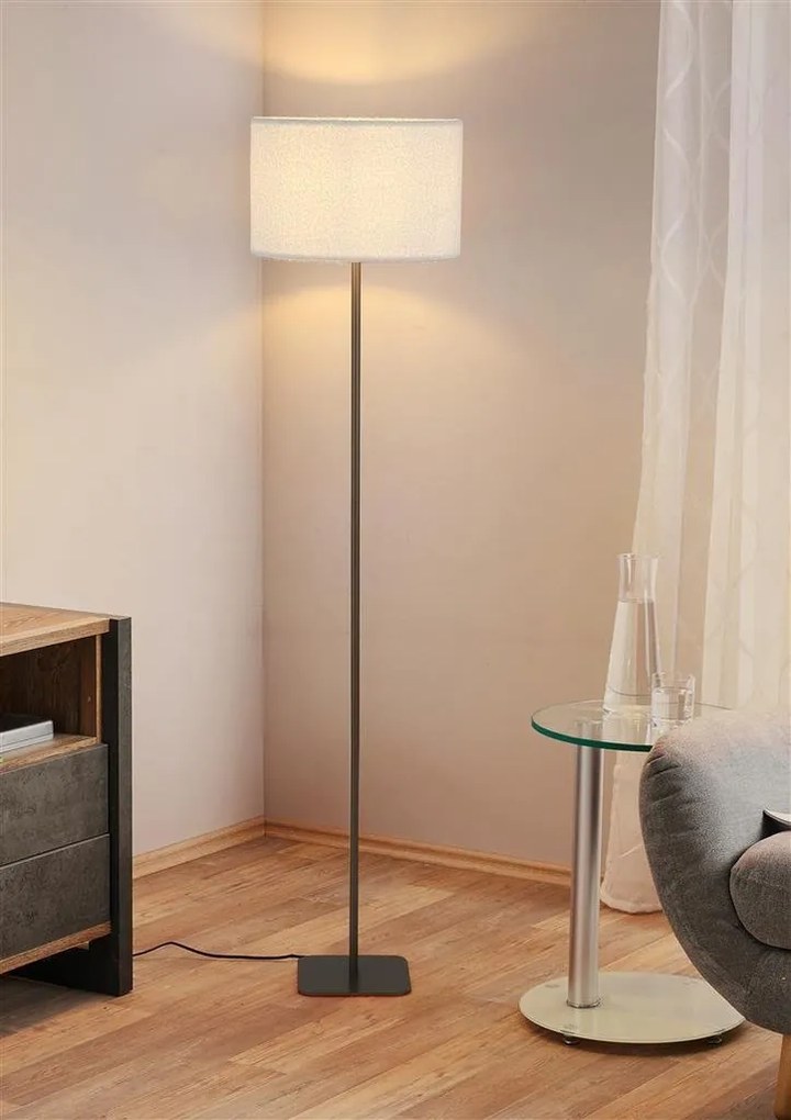 Lampa de podea cu abajur plusat Chelsea