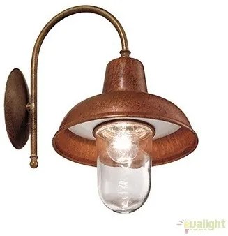 Aplica de perete cu protectie IP44, fabricata manual, diam.25,5cm, Contrada 243.26.OR
