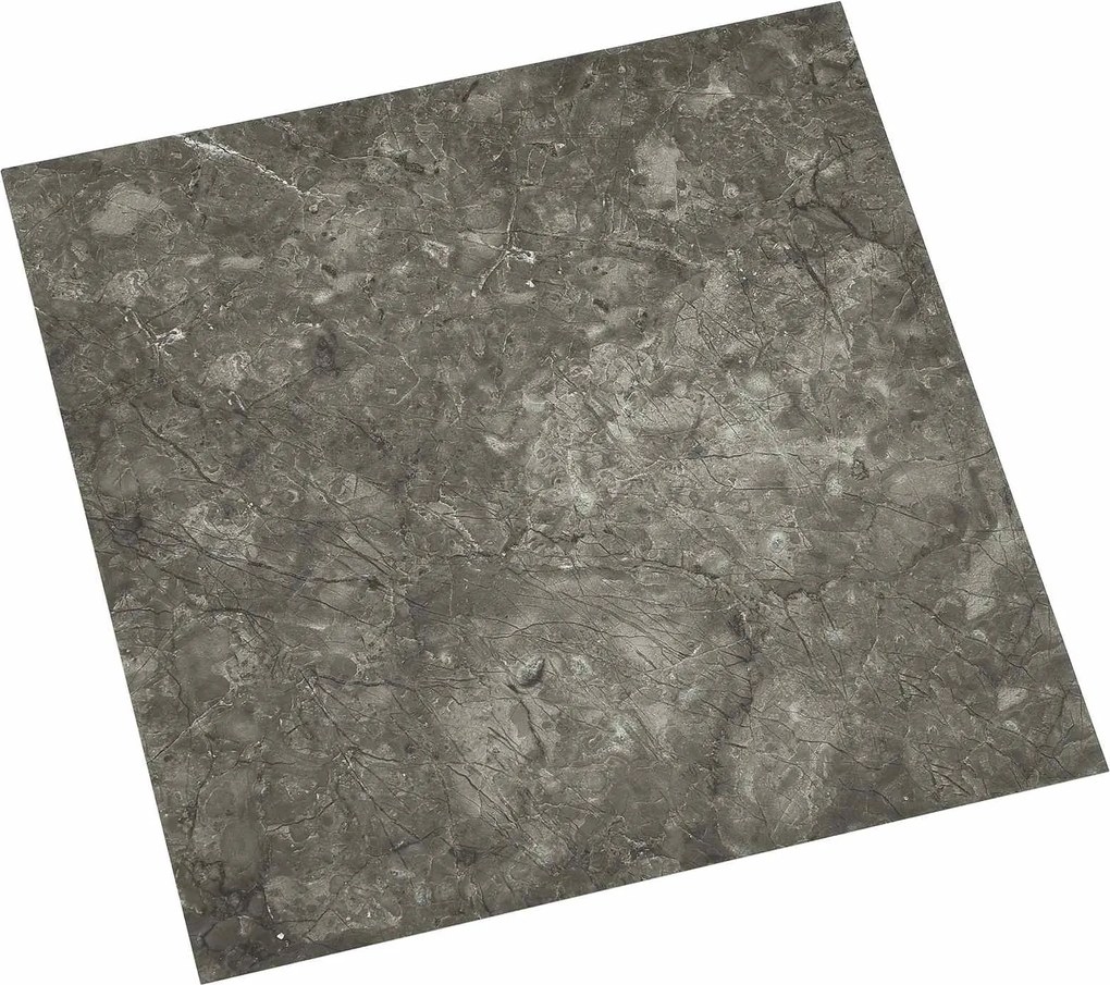 vidaXL Plăci de Pardoseală 55 pcs Gri 5,11 m² PVC