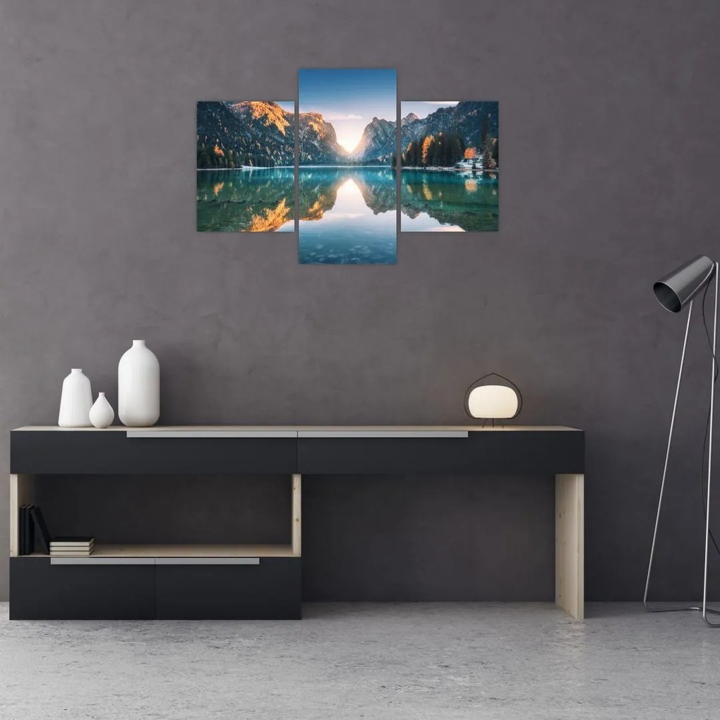 Tablou - Lacul montan (90x60 cm)