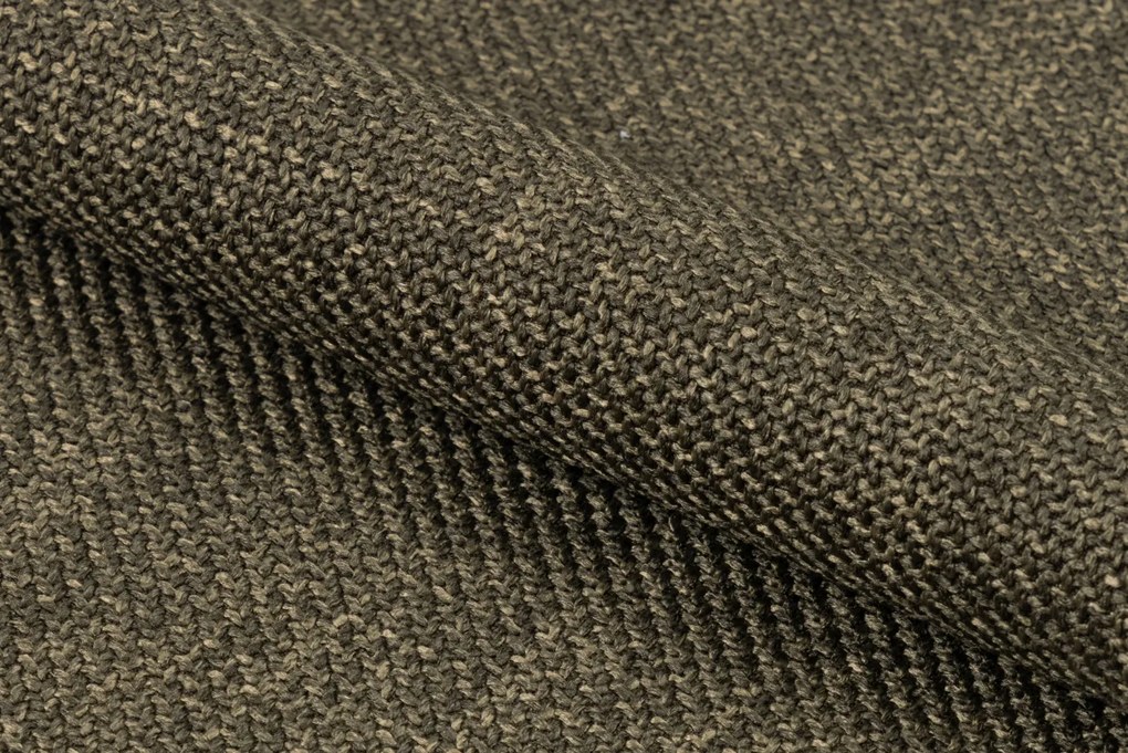 MAZZONI EXPORT CLARA Verde Măsliniu (material Basel 77)/picioare negre - SCAUN MODERN ADÂNC TAPIȚAT PENTRU SALON/LIVING/BIROU LOFT