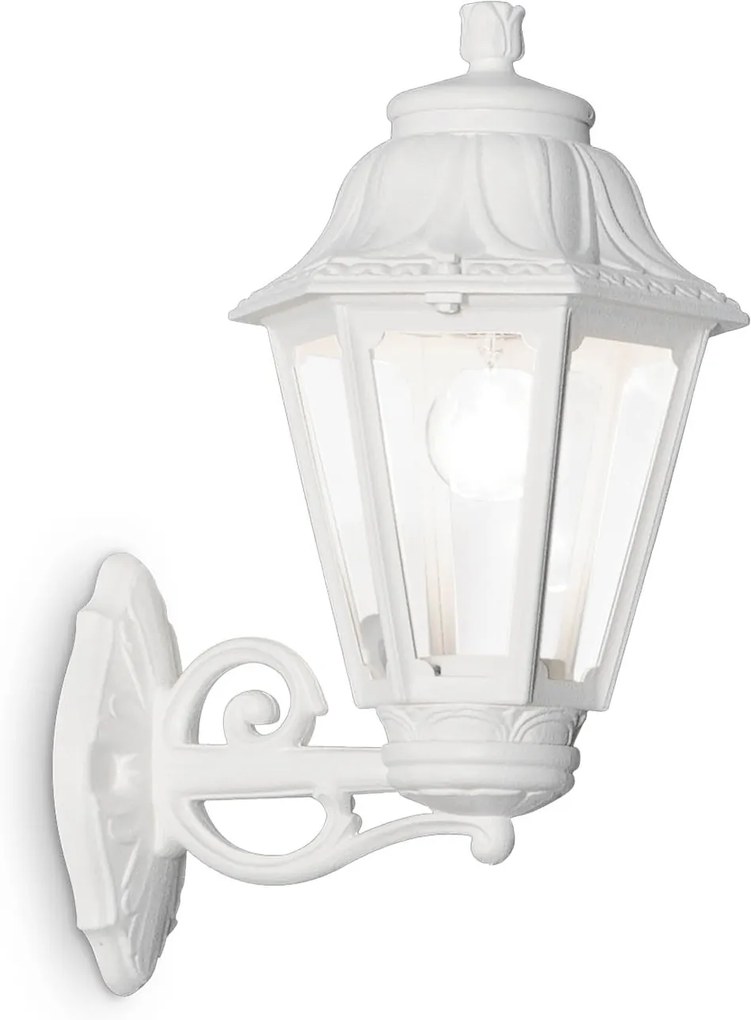 Aplica Exterior Ideal Lux Anna Ap1 Big Bianco E27, Alb, 120423, Italia