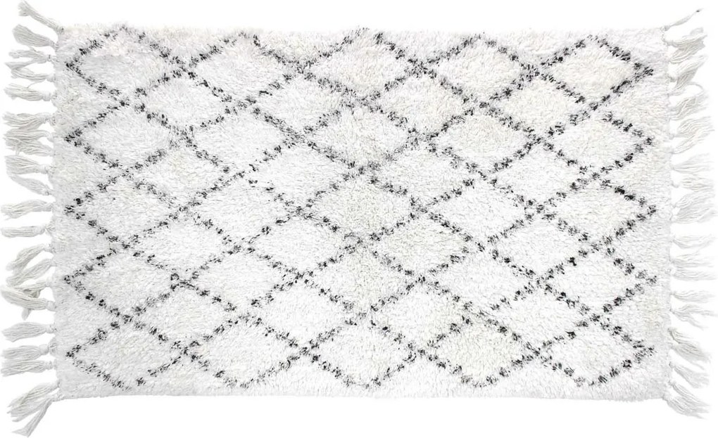 Covoras baie LATIKA, bumbac, 50 x 80 cm