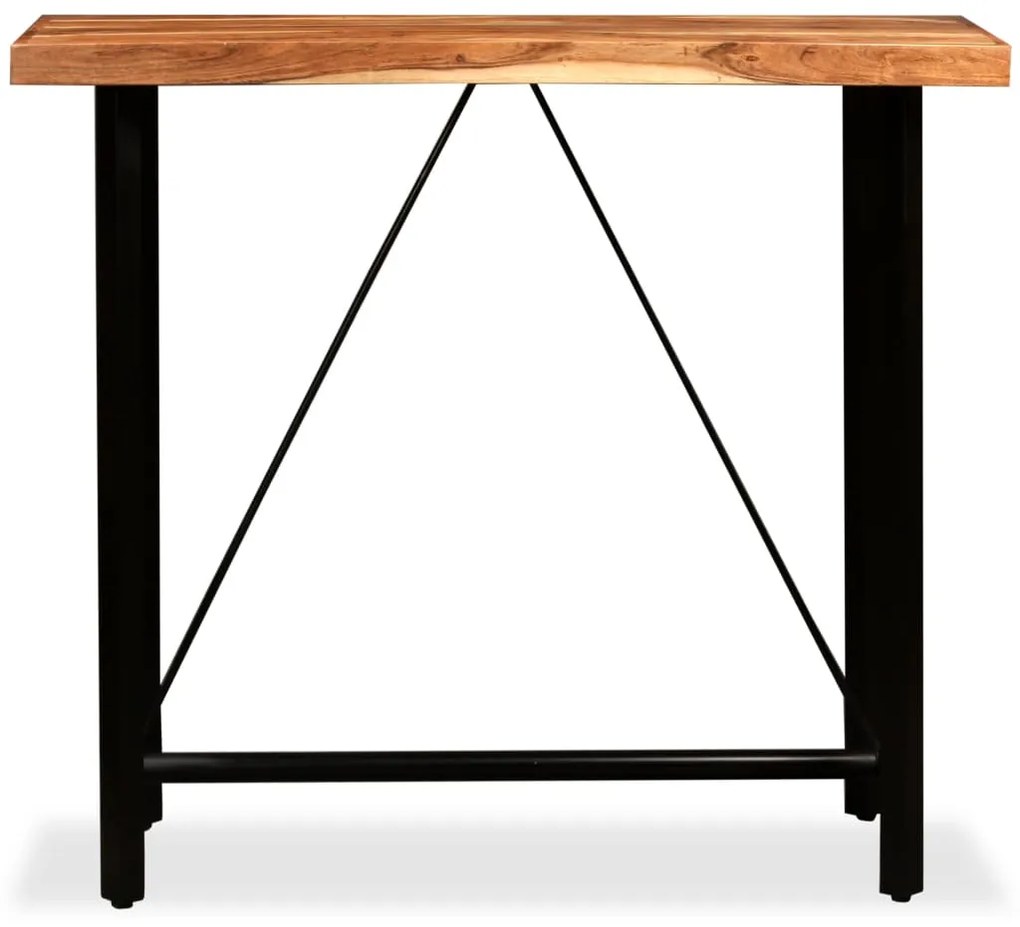 245436 vidaXL Masă de bar, lemn masiv de acacia, 120 x 60 x 107 cm