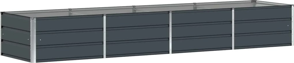 vidaXL Jardinieră Antracit 320 x 80 x 45 cm Oțel