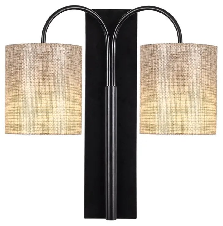 Aplică metalică Opviq lights Aristo, negru