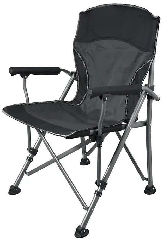 Scaun camping pliabil negru