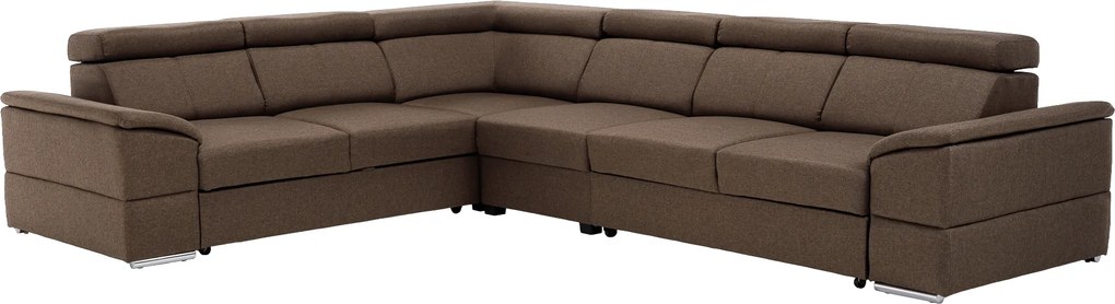 Colţar, gri-maro Taupe, SEGORIA LUX