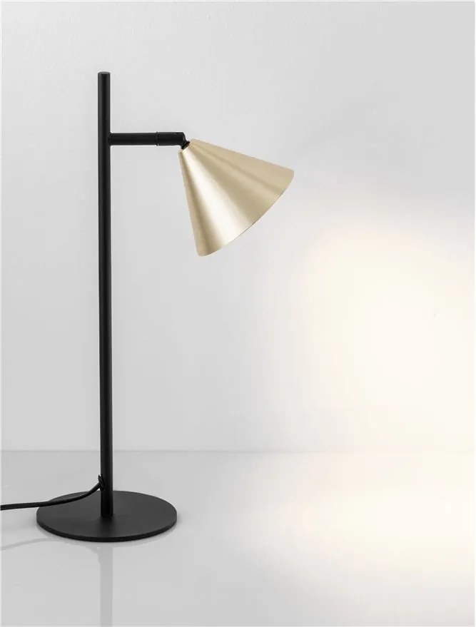 Veioza design decorativ CONICO aurie, NVL-9011434