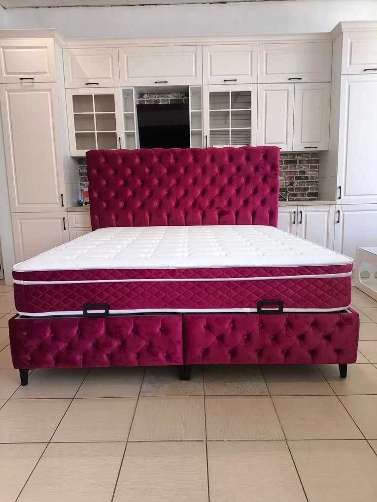 PAT MATRIMONIAL ROYAL 2 PERSONALIZABIL PE CULORI SI DIMENSIUNI saltea inclusa
