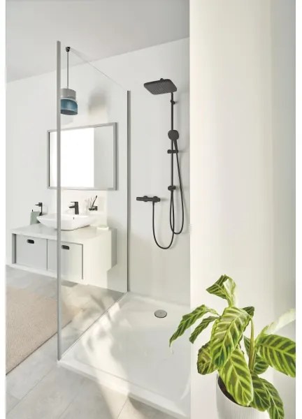 GROHE 266982431 - Sistem de duș VITALIO COMFORT 250 390 mm, negru